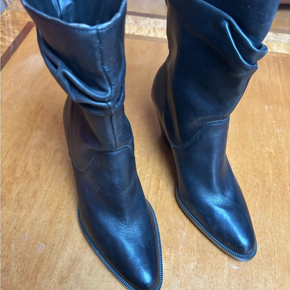 Harley-Davidson black leather boots. Size 7. New with tags